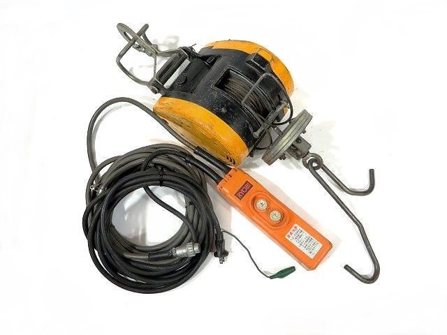 リョービウインチW1-61C リョービウインチW1-61C リョービ 電動ウインチ WI-61C 最大吊揚荷重