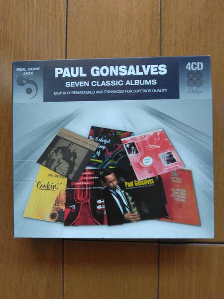 ●送料込 Paul Gonsalves ポール・ゴンザルヴェス / Seven Classic Albums 4枚組輸入盤(EU盤)中古CD #英Columbia『Tenor Stuff』収録