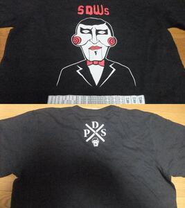 未使用 麻雀 役満 Tシャツ M パンクドランカーズ punkdrunkers 黒 ブラック black ほっぺた 頬 T-SHIRTS TEE