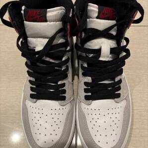 Nike Air Jordan 1 High OG White/Black/Light Smoke Grey ナイキ エアジョーダン1 ハイ OG ホワイト/ブラック/ライトスモークグレー 26.5