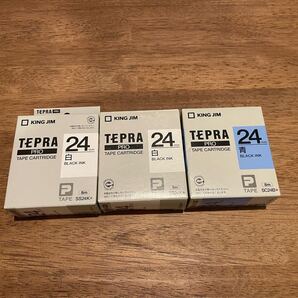 送料無料 TEPRA PRO キングジム 24mm 3個セット