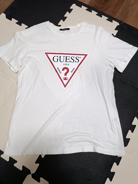 GUESS ゲス ロゴ 半袖 白 Tシャツ