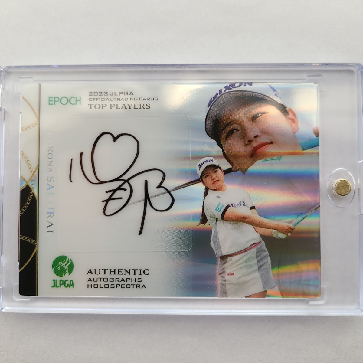 Yahoo!オークション - 2022 EPOCH JLPGA 櫻井心那 直筆サイン