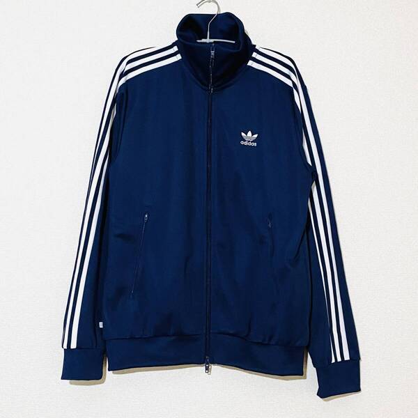 adidas アディカラークラシックス ベッケンバウアー トラックジャケット Night Indigo L (J/XL) アディダス ジャージー 3ストライプ トップ
