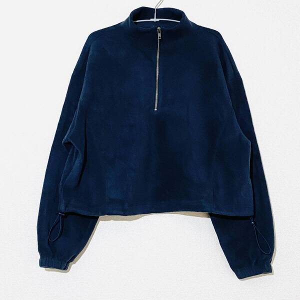 BEAUTY&YOUTH UNITED ARROWS ハーフジップ フリース トップス NAVY F ビューティー&ユース ユナイテッドアローズ ジャケット スウェット