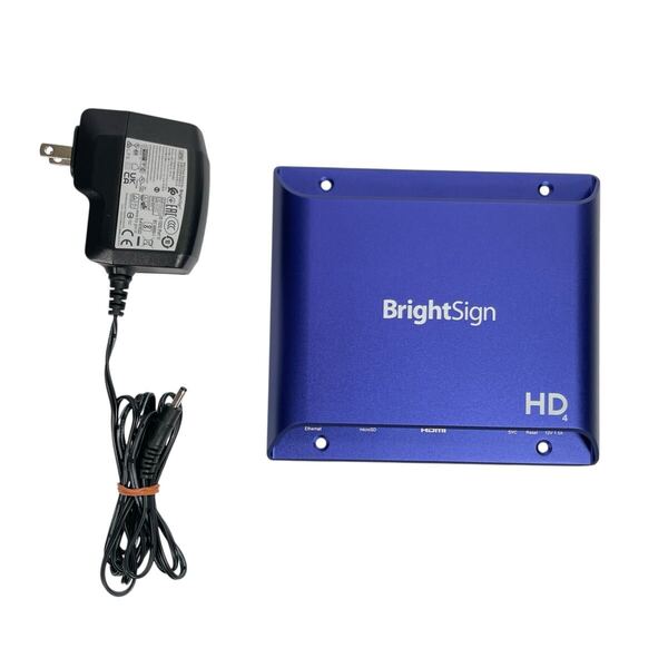【超美品】BrightSign HD224 デジタルサイネージプレーヤー ブライトサイン HD4 シリーズ ベーシックインタラクティブ対応モデル 4K