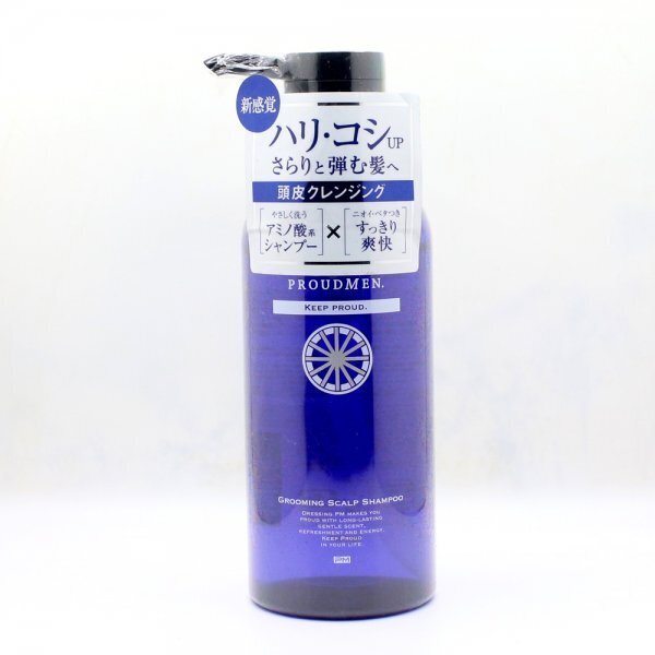 送料無料】未開封 プラウドメン グルーミング スカルプシャンプー 300ml◆冷感 クールシャンプー◆シトラスの香り◆アミノ酸系シャンプー◆