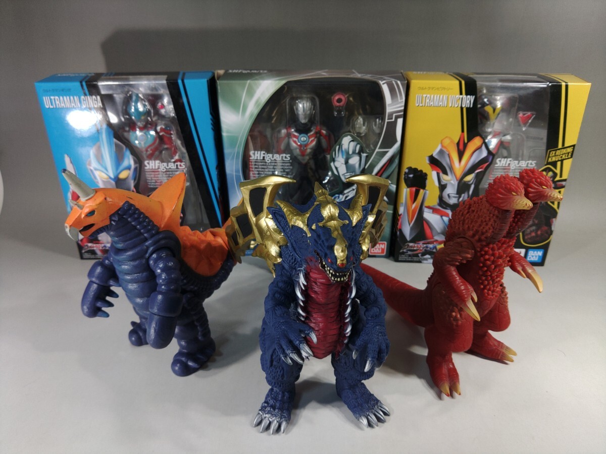 バンダイ 旧ウルトラ怪獣シリーズ 5体セット ALL MADE IN JAPAN