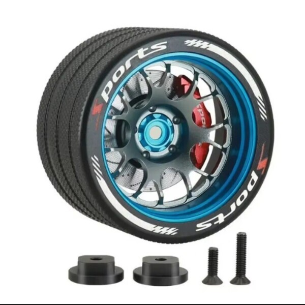 即決《送料無料》■高級■ メッシュ 青■ アルミ ハンドル ステアリング ホイール FUTABA SANWA KO 等 4PX 7PX 10PX MT4 MT5 MT2 MT17