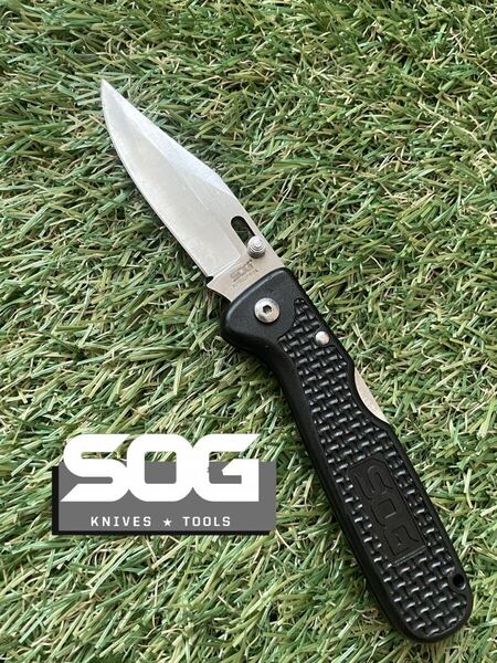 SOG #046 AUTO CLIP Mini ソグ フォールディングナイフ 折りたたみナイフ