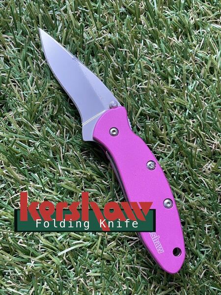 KERSHAW #017 CHIVE 1600PINK カーショウ フォールディングナイフ 折りたたみナイフ