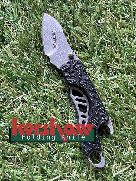 KERSHAW #021 Cinder Keychain Knife Bottle Opener 1025カーショウ フォールディングナイフ 折りたたみナイフ