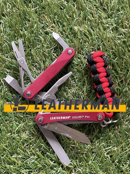 LEATHERMAN SQUIRT PS4 Red レザーマン ツールナイフ マルチツール マルチプライヤー