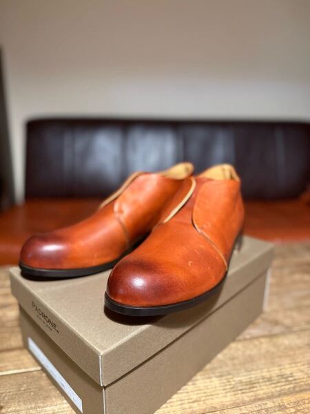 PADRONE パドローネ / INSIDE GORE SHORT BOOTS / インサイドゴアショートブーツ/PU7358-1232-17A size41(26cm〜26,5cm)