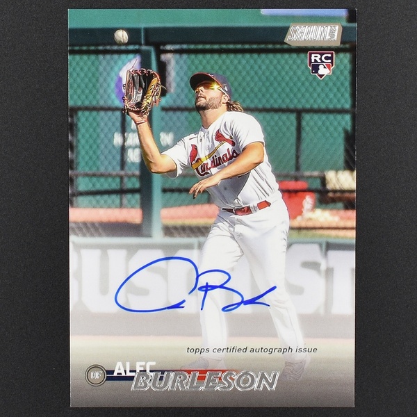 アレク・バールソン 直筆サインカード 2023 Topps Stadium Club Alec Burleson SCBA-AB Auto セントルイス・カージナルス Cardinals MLB