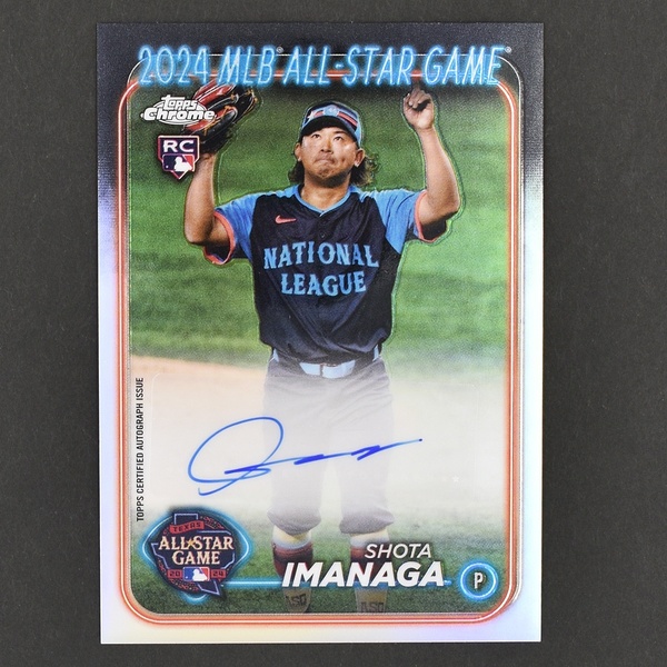 今永昇太 直筆サインカード 2024 Topps Chrome Update Shota Imanaga ASGCA-SI MLB オールスター All-Star Game RC Auto ルーキーカード