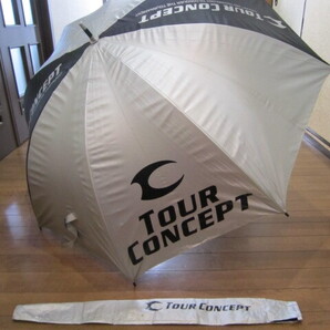未使用 超大型 丈夫 ゴルフ用傘 アンブレラ TOUR CONCEPT ツアーコンセプト