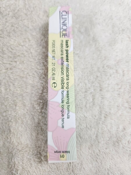 CLINIQUE クリニークラッシュ パワー マスカラ ロングウェアリング フォーミュラ #01 ブラック オニキス 6ml
