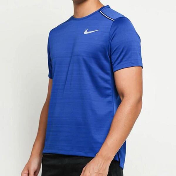M 新品 ナイキ NIKE DRI-FIT メンズマイラー S/S トップ 半袖 ランシャツ ショートスリーブTシャツ ドライ ランニングトップ