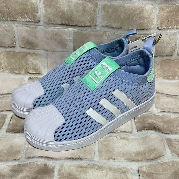 21cm 新品 オリジナルス Adidas SST 360 C アディダス スリッポン サンダル メッシュ スニーカー