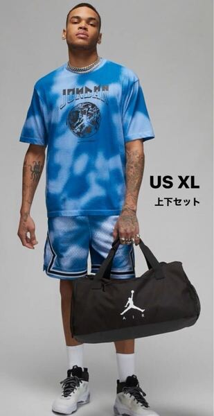US XL 新品 ナイキ NIKE JORDAN ジョーダン DRI-FIT Tシャツ 半袖 ショートパンツ ハーフパンツ 上下 セットアップ バスケ