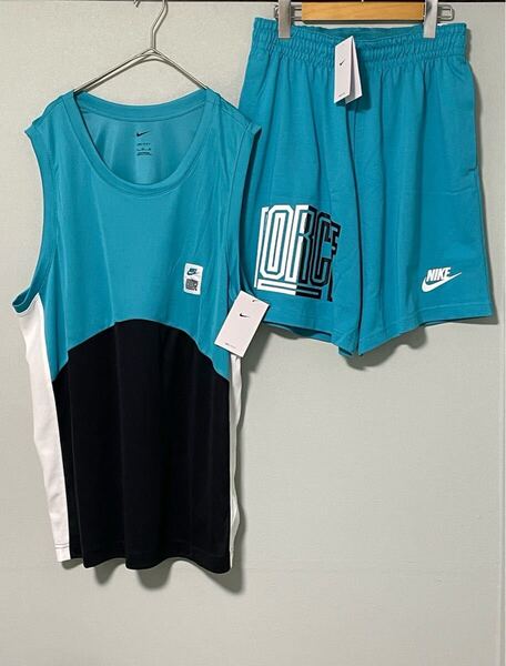 XL L 新品 NIKE バスケ タンクトップ ショートパンツ 上下 セット ナイキ 上下ユニフォーム ハーフパンツ メッシュ スターティング