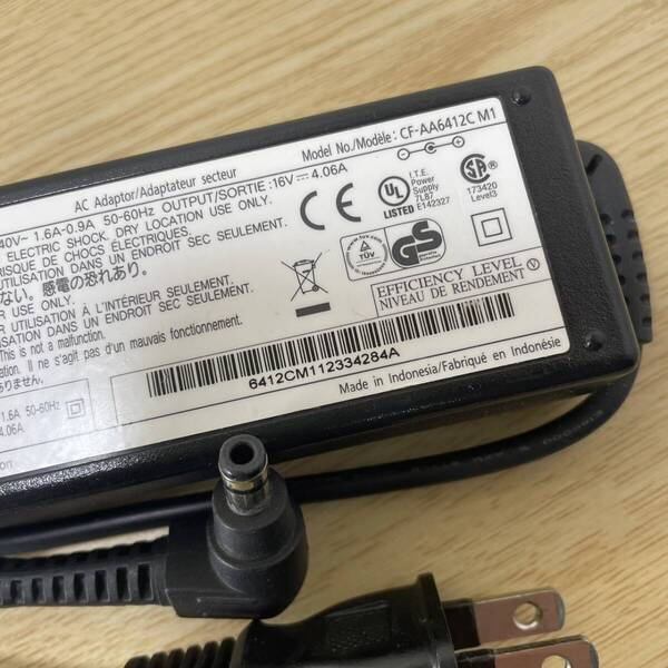 【国内発送】Panasonicパナソニック純正 CF-AA6412C M1 ACアダプタ 16V 4.06A 送料込み価格で安心。
