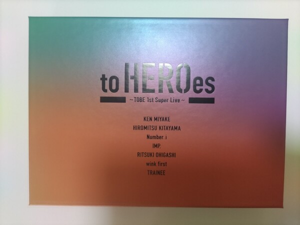 to HEROes TOBE 1st Super Live~ ブルーレイディスク 初回生産限定盤