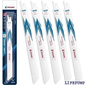 EZARC イザーク レシプロソー替刃 全長255mm ト 金属用 鉄非鉄金属用 解体用 R922PM 5本入 12675