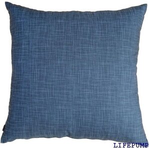 fabrizm 日本製 クッションカバー 60角 60×60cm むら糸 藍 1454-ai-ai 12815