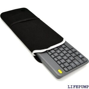 Ambertech ワイヤレスキーボードケース Log ーも同時収納可能 持ち運び大便利 Keyboad Pod 12868