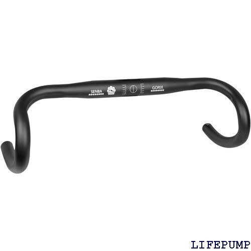 GORIX ゴリックス 自転車 ドロップハンドル フレ 走行向け SENBA 31.8mm 400mm ブラック 13395