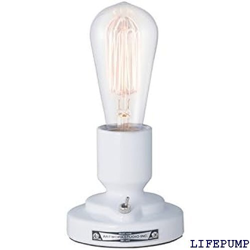 ART WORK STUDIO アートワークスタジオ ススタンド ホワイト 白熱電球付 AW-0479V-WH 13814