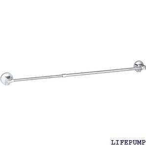 レック 伸縮 ステンレス タオル掛け 80 レバー式吸盤 全長48~83cm B00038 14327