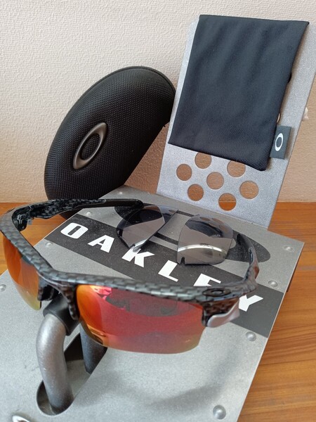 【未使用♪偏光♪】カーボン/ファストジャケット/オークリー/oakley/fast jacket/検サングラス 偏光レンズ 釣り