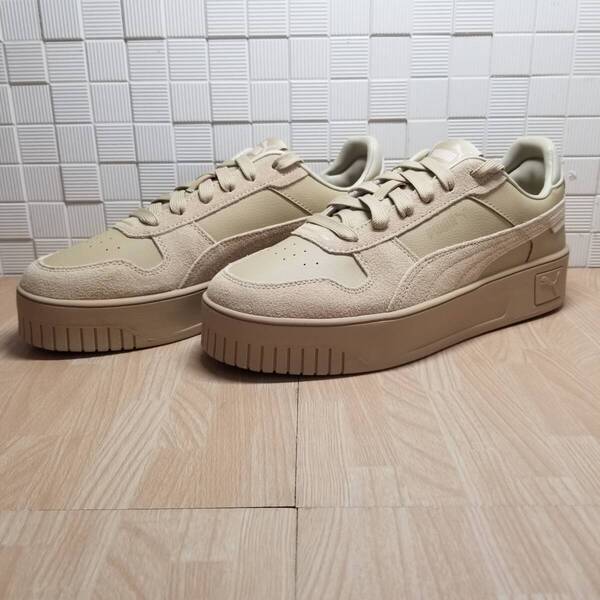 送料無料・新品未使用!!プーマ PUMA カジュアルシューズ スニーカー / キャリーナ ストリート SD / ブラウン 定価8690円 23.5cm