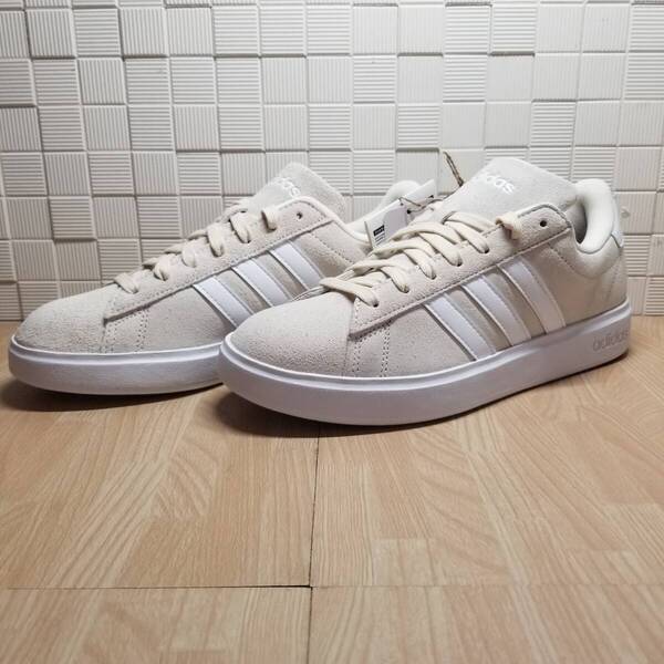 送料無料・新品未使用!!アディダス adidas カジュアルシューズ スニーカー / GRAND COURT 2.0 W / ベージュ 24.0cm