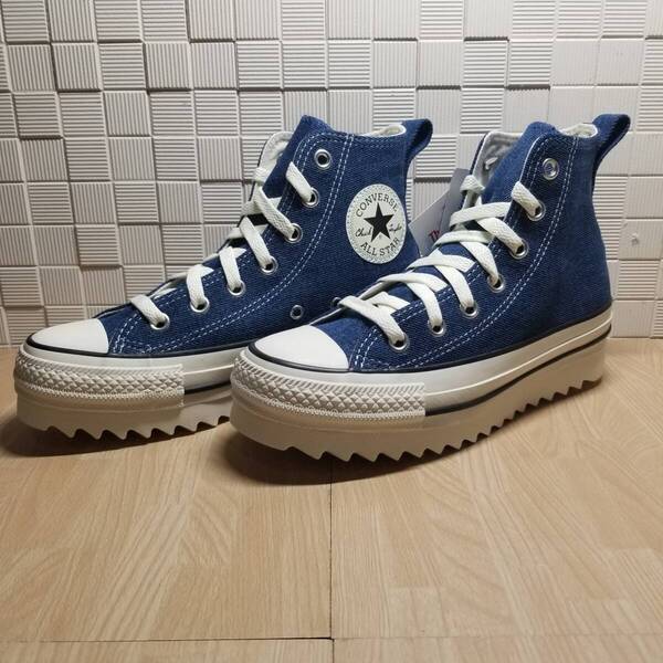 送料無料・新品未使用!!コンバース CONVERSE カジュアルシューズ / ALL STAR SHARKSOLE DM HI / ダークブルー 定価11000円 23.5cm