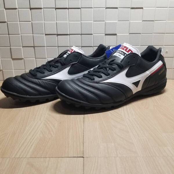 送料無料・新品未使用!!ミズノ MIZUNO サッカートレーニングシューズ / モレリア TF / 黒 ブラック 定価15950円 23.5cm