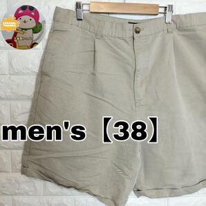 C29【CHAPS】ショートパンツ【メンズ38】ベージュ
