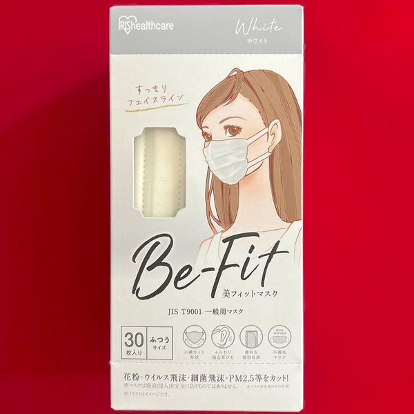 アイリスオーヤマ 美フィットマスク プリーツ 30枚入 ホワイト