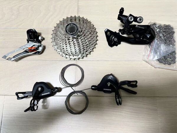 SHIMANO シマノ 105 R7000 RS700 FD RD 11速 フラットバー用 コンポセット グループセット