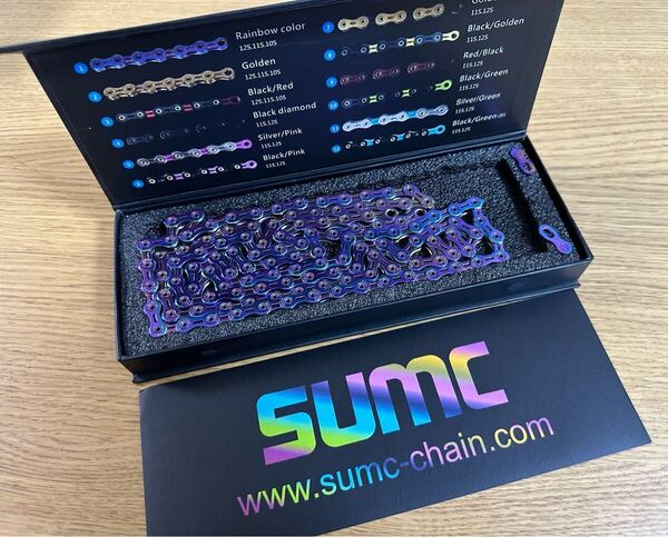 SUMC 最上級SX12SL レインボー自転車 ギア12速用チェーン ロードバイク