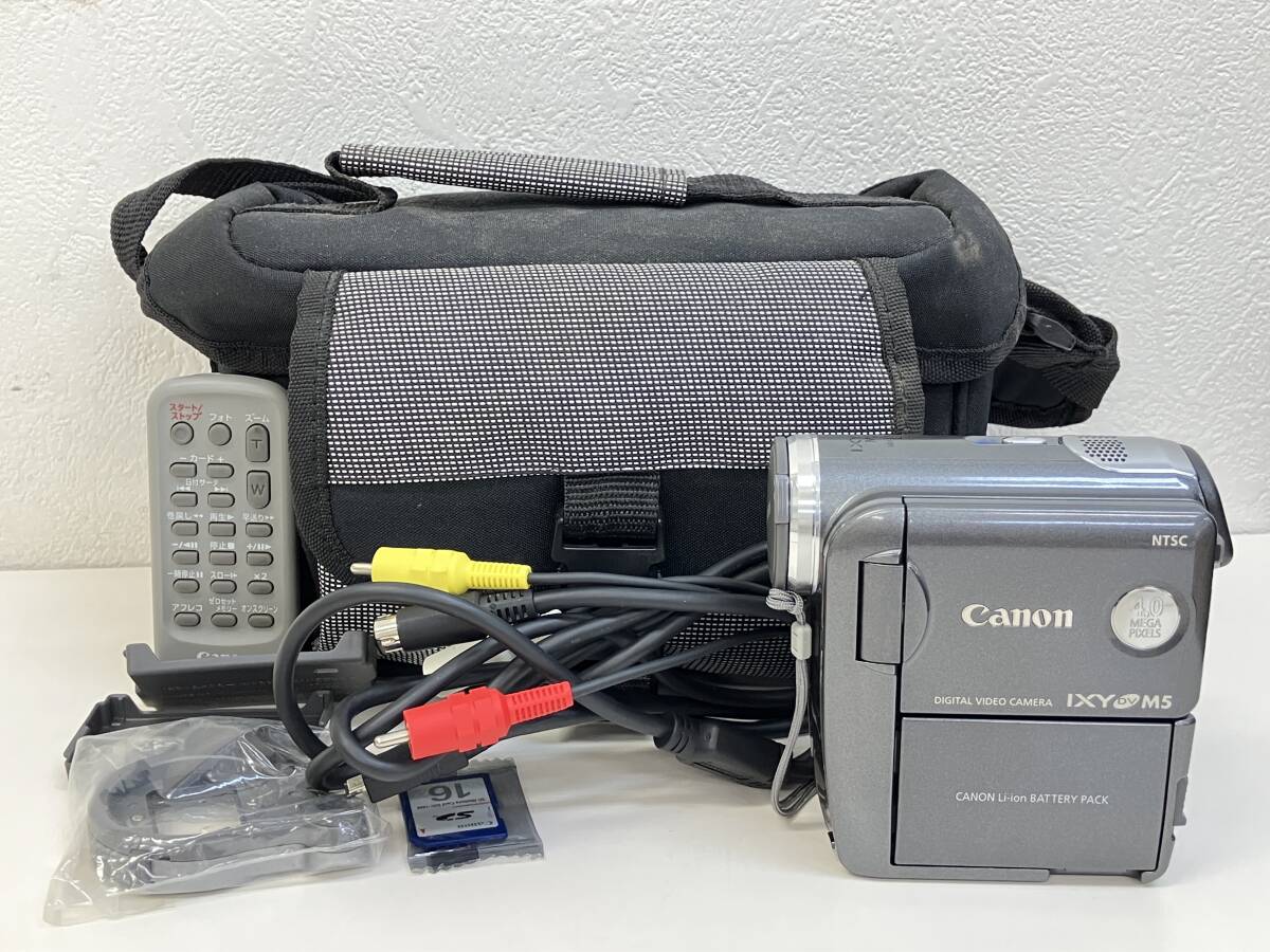 美品・動作良好 キャノン IXY DV M5 MiniDVビデオ ダビングに最適 miniDVのダビングに！Canon ビデオカメラ DM-IXY DV M5 1