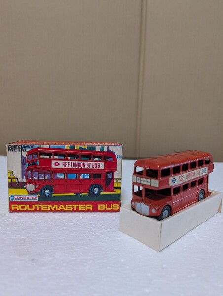 1960年〜70年代 絶版ミニカー LONESTAR ロンスター ROUTEMASTER BUS ロンドンバス LONDONBUS MADE IN ENGLAND
