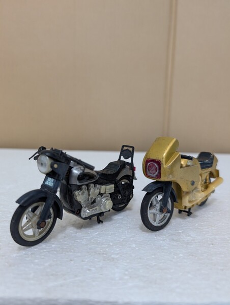 1970年代当時物 レトロ玩具 シンセイ SHINSEI ジェットライダー BMW S1000RS ハーレーローライダー 2台セット 現状品