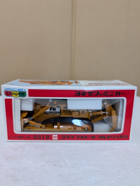 絶版ミニカー ダイヤペット Diapet K-15 小松製作所 KOMATSU ブルドーザーマルチリッパ付き D355A 1/50 ダイヤペットACE 重機ミニカー