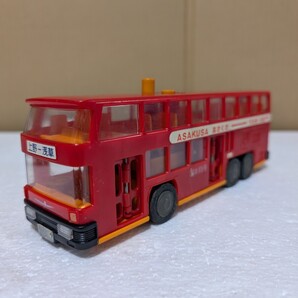 1981年 当時物 ネオプランバス 浅草2階バス ツクダ特注 日本製 TSUKUDA アンティーク玩具 レトロ玩具 2階建てバス ほおずき号 約22CM