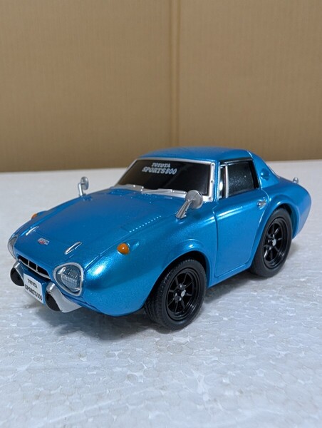 絶版ミニカー ドライブタウン トヨタ スポーツ 800 TOYOTA S800 ヨタハチ プルバックカー UP15 カスタムホイール仕様