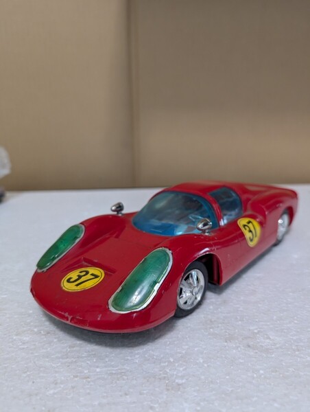 1960年代 昭和当時物 BANDAI バンダイ バンザイバンダイ PORSCHE CARERRA ポルシェ カレラ ビンテージ 模型 MADE IN JAPAN 全長約27センチ